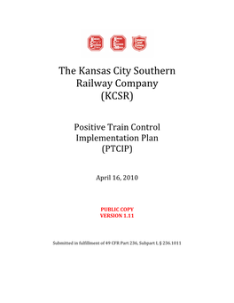 The Kansas City Southern Railway Company (KCSR)