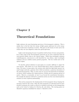 Theoretical Foundations