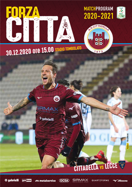 30.12.2020 Ore 15.00 CITTADELLA VS LECCE