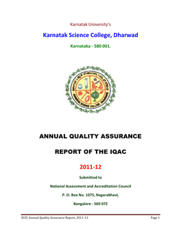 IQAC Report 2011-12