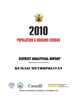 District Analytical Report, Kumasi Metropolitan Assembly