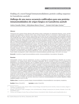 Finding of a Novel Fungal Immunomodulatory Protein Coding