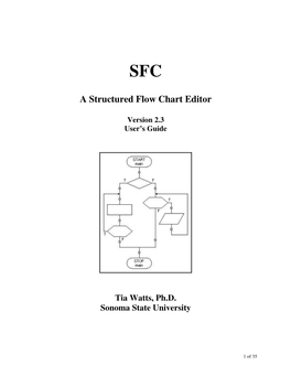 A Structured Flow Chart Editor