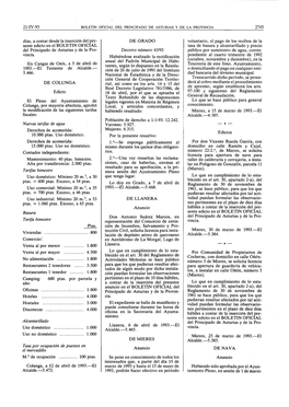 Sente Edicto En El BOLETIN OFICIAL Del Principado De Asturias Y De La P