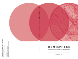 HEMISPHERE Visual Cultures of the Americas 2013