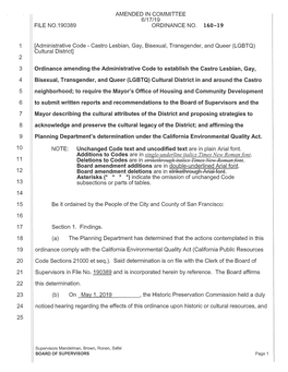 File N0.190389 Amended in Committee 6/17/19 Ordinance