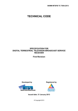 Free to Air Digital Terrestrial Receiver (Set-Top-Box)