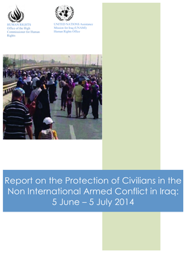 Report on the Protection of Civilians in the Non International Armed Conflict in Iraq: 5 June – 5 July 2014