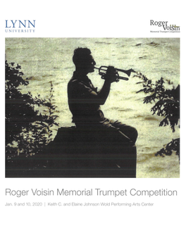 Roger Voisin Memorial Trumpet Competition 2020