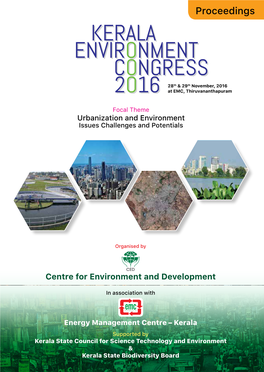 Urbanization and Environment – Issues, Challenges and Potentials
