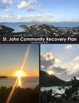 St. John Community Recovery Plan September 2018
