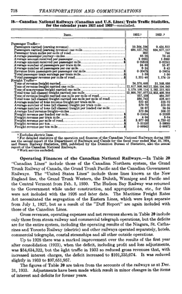 718 TRANSPORTATION and COMMUNICATIONS 19.—Canadian National Railways (Canadian and U.S. Lines) Train Traffic Statistics, for T