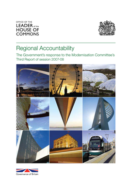 Regional Accountability the Governmentâ€™S