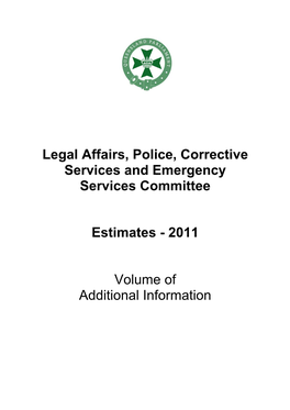 2011 Volume of Additional Information