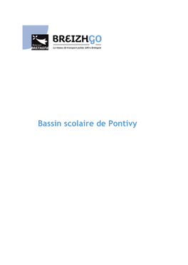 Bassin Scolaire De Pontivy PVY201 - Vers Pontivy CTM Du Lundi Au Vendredi GUERN - LE SOURN - PONTIVY