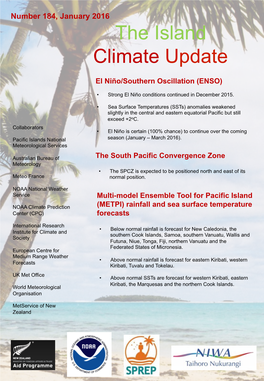 The Island Climate Update