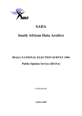 SADA South African Data Archive