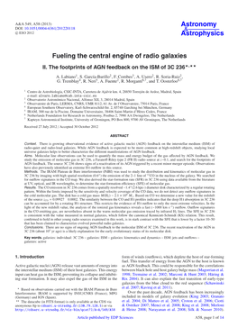 Fueling the Central Engine of Radio Galaxies II