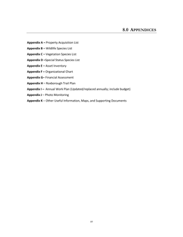 Roxborough State Park Organizational Chart