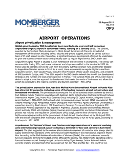 Airport Operations