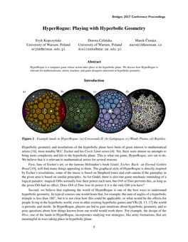 Hyperrogue: Playing with Hyperbolic Geometry