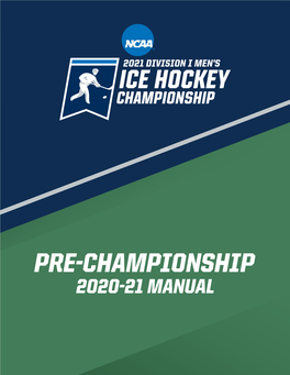 Men's Hockey Pre-Championship Manual