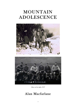 Mountain Adolescence