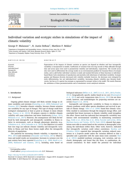 Ecological Modelling 411 (2019) 108782