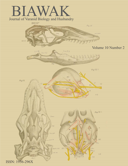 BIAWAK Journal of Varanid Biology and Husbandry