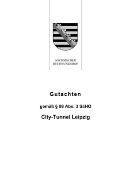 Gutachten City-Tunnel Leipzig