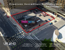 Downtown Assemblage/Redevelopment Opportunity Minneapolis I MN for Sale