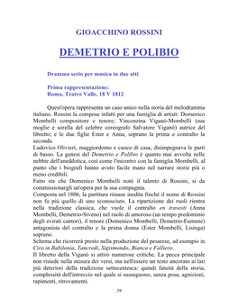 Demetrio E Polibio