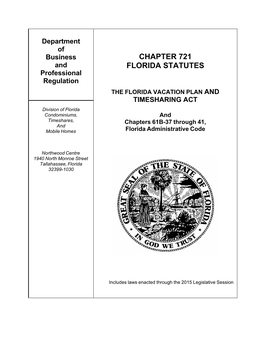 Chapter 721 Florida Statutes