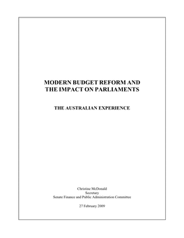 Parliament's Power of the Purse Has Traditionally Been Based On