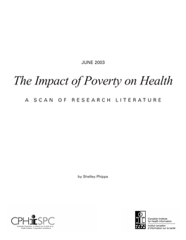 The Impact of Poverty on Health