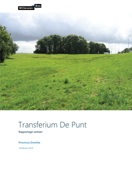 Transferium De Punt Rapportage Verkeer