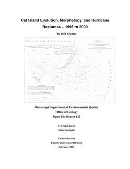 Barrier Island Change – Pre-Hurricane, Hurricane, And