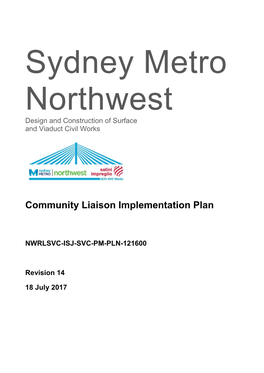 Community Liaison Implementation Plan