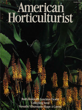 American Horticulturist Volume 68, Number 10 October 1989