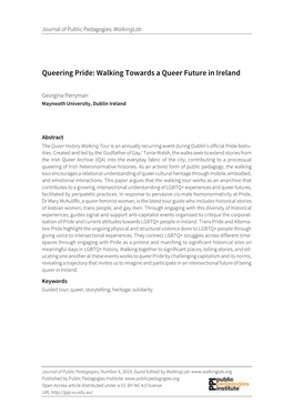 Queering Pride: Walking Towards a Queer Future in Ireland