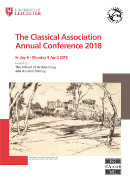 The Classical Association Annual Conference 2018