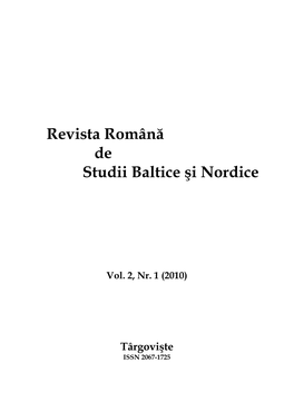 Revista Română De Studii Baltice Şi Nordice