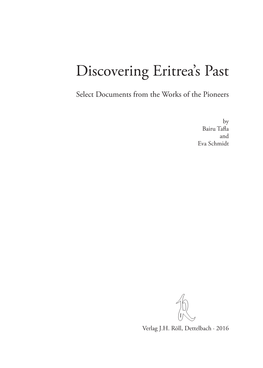 Discovering Eritrea's Past