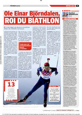 Roi Du Biathlon