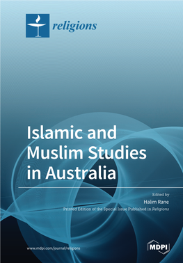 Islamic and Muslim Studies in Australia