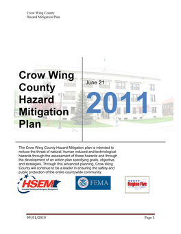 Crow Wing County Hazard Mitigation Plan