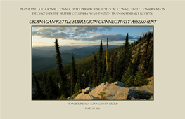 Okanagan-Kettle Subregion Connectivity Assessment