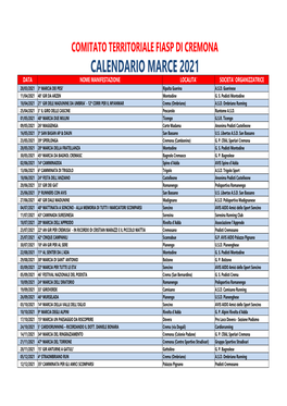 Calendario Marce FIASP Cremona 2021.Xlsx