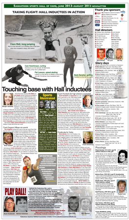 Touching Base with Hall Inductees