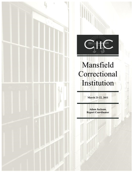 Mansfield Correctional Institution 2011 Inspection Report